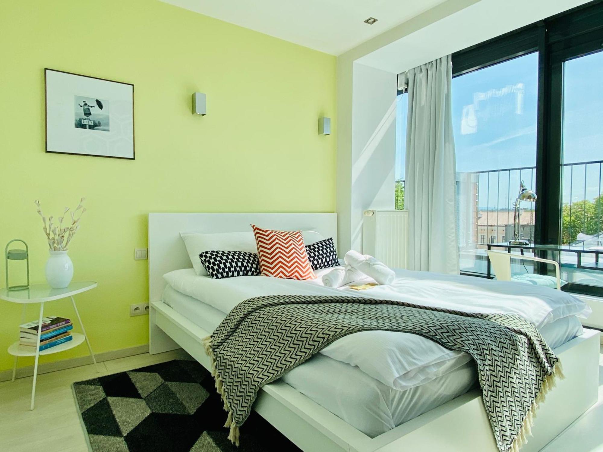 Angel Mint Apartment - Free Parking - Balcony Краков Экстерьер фото
